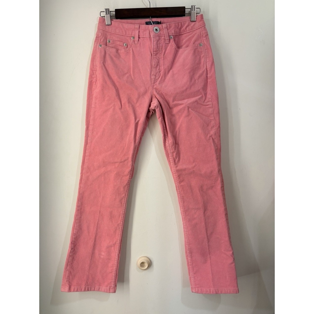 Vineyard Vines Pink Corduroy Pants Women's 26 Straight Leg Preppy Coastal